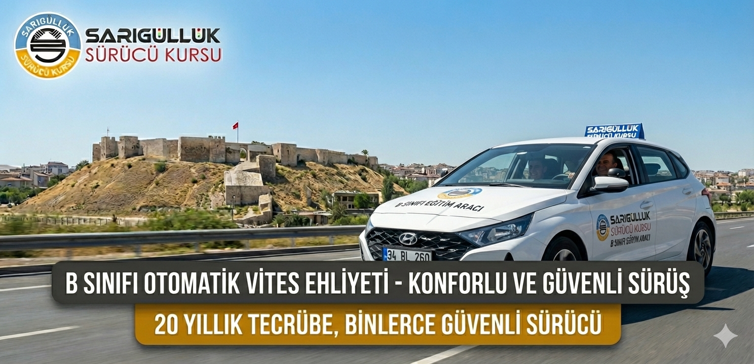 B Sınıfı Otomatik Araba Ehliyeti